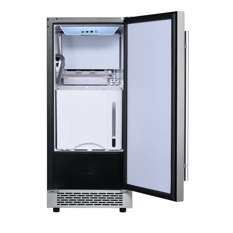 Hanover Luxury Series 32 Lb. Daily Production Cube Clear Ice BuiltIn